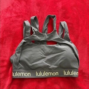 lululemon athletica Charcoal Sports Bra